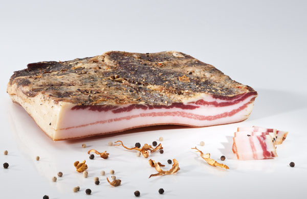 Wildererspeck luftgetrocknet vom Schwäbisch Hällischem Hausschwein