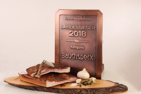 Steirischer Rohspeck vom Schwäbisch Hällischem